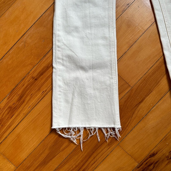 Rag & Bone - Nina High Rise Ankle Flare Cream Jeans - Picture 4 of 9